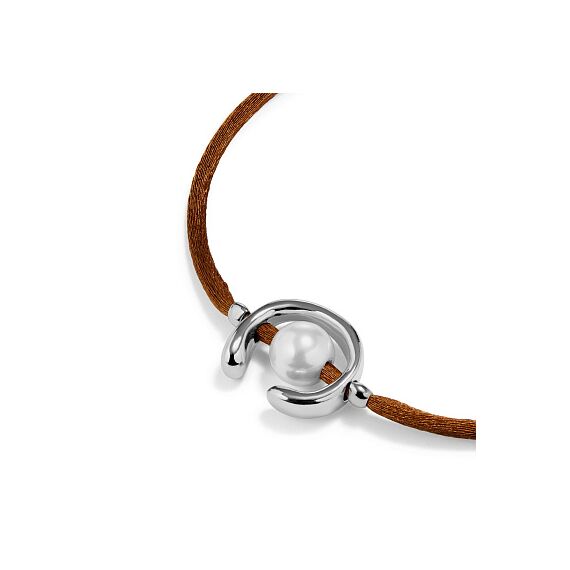 Браслет женский с жемчугом Коричневый UNOde50 Ser Diferente, изображение 3