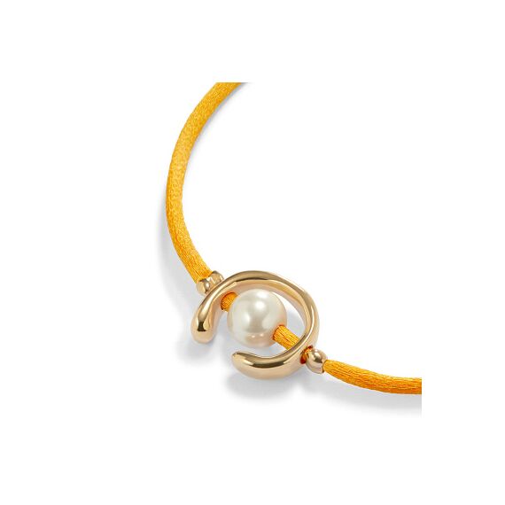 Браслет женский с жемчугом Оранжевый UNOde50 Ser Diferente, изображение 3