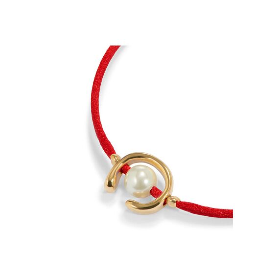 Браслет женский с жемчугом Красный UNOde50 Ser Diferente, изображение 3