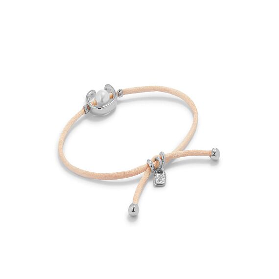 Персиковый браслет женский с жемчугом UNOde50 Ser Diferente, изображение 2