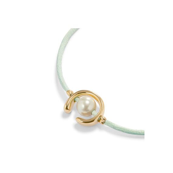 Браслет женский с жемчугом Мятный UNOde50 Ser Diferente, изображение 3