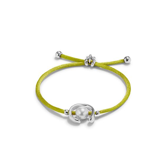 Браслет женский с жемчугом Лаймовый UNOde50 Ser Diferente