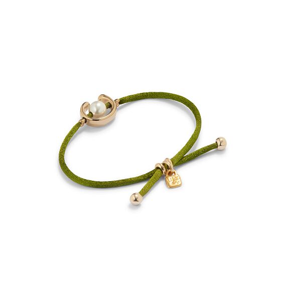 Браслет женский с жемчугом Оливковый UNOde50 Ser Diferente, изображение 2