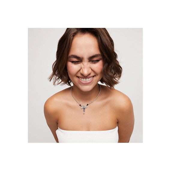 Серебряное ожерелье с кристаллами Сваровски UNOde50 Ser Rebelde, изображение 5