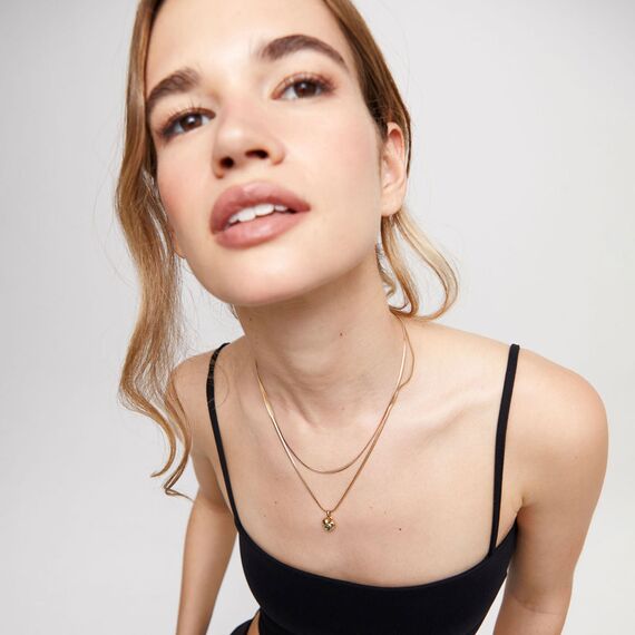 Золотая цепочка женская плоская UNOde50 Hazte Uno, Размер (мм): 400, изображение 4