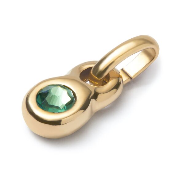 Золотая подвеска с кристаллом Сваровски UNOde50 Hazte Uno, изображение 2