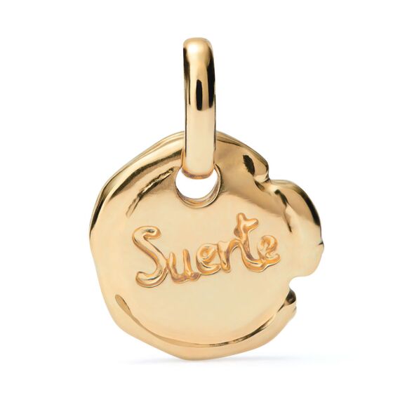 Золотая подвеска женская Счастье Hazte Uno Suerte