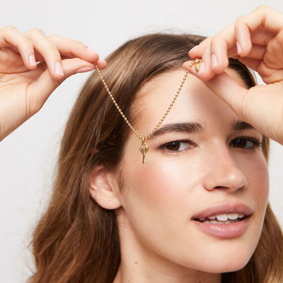 Золотая подвеска женская Ключ UNOde50 Hazte Uno, изображение 3