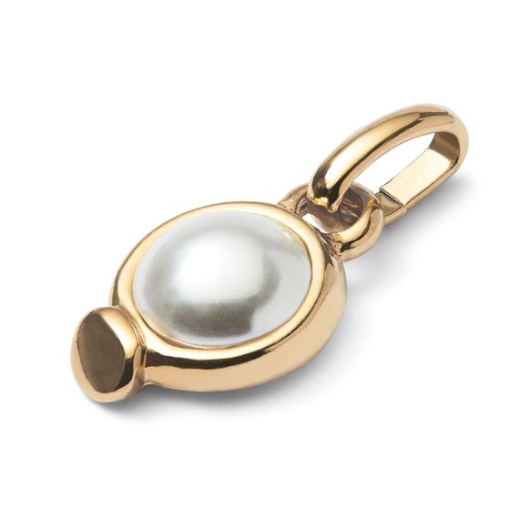 Золотая подвеска с жемчугом Круг UNOde50 Hazte Uno, изображение 2