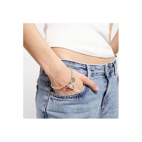 Серебряная подвеска с натуральным камнем Круг UNOde50 Hazte Uno, изображение 3