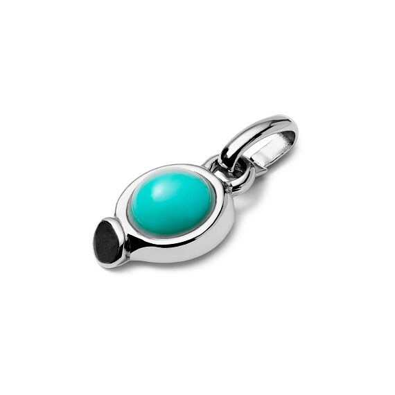 Серебряная подвеска с натуральным камнем Круг UNOde50 Hazte Uno, изображение 2