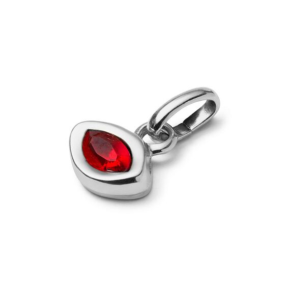 Серебряная подвеска с кристаллом Сваровски Глаз UNOde50 Hazte Uno, изображение 2