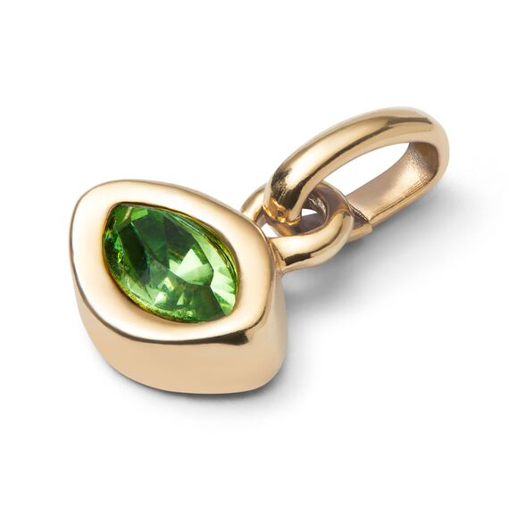 Золотая подвеска с кристаллом Сваровски Глаз UNOde50 Hazte Uno, изображение 2