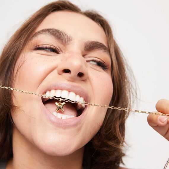 Золотая подвеска женская Бабочка UNOde50 Hazte Uno, изображение 3