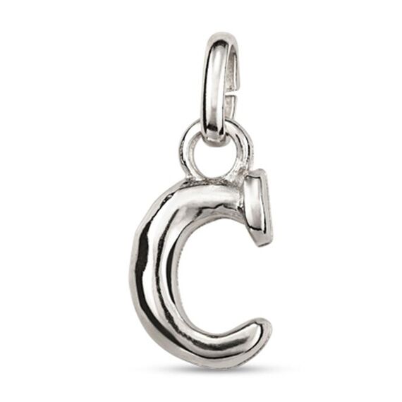 Серебряная подвеска Буква С малая UNOde50