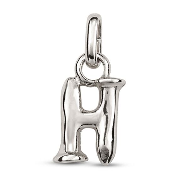 Серебряная подвеска Буква H малая UNOde50