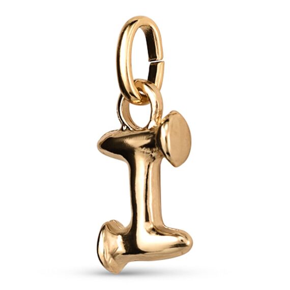 Золотая подвеска Буква I малая UNOde50, изображение 2
