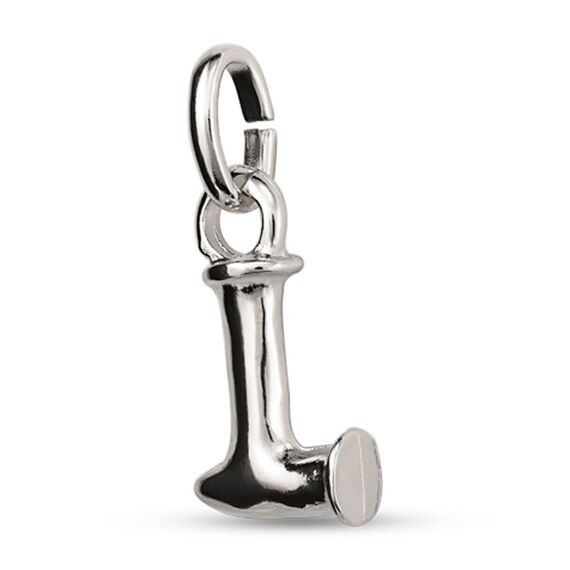 Серебряная подвеска Буква L малая UNOde50, изображение 2