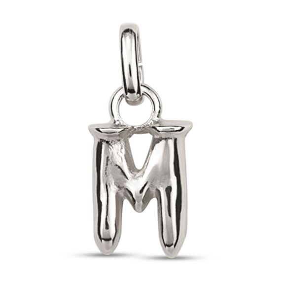 Серебряная подвеска Буква М малая UNOde50