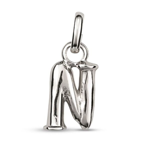 Серебряная подвеска Буква N малая UNOde50