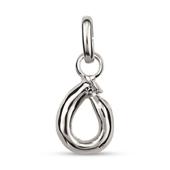 Серебряная подвеска Буква О малая UNOde50