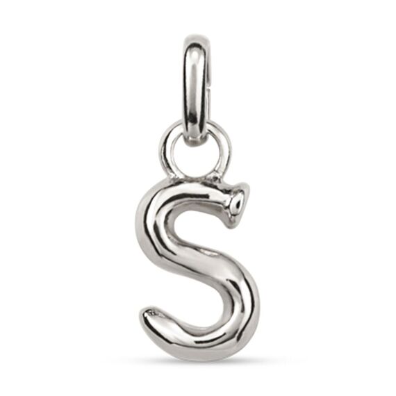 Серебряная подвеска Буква S малая UNOde50