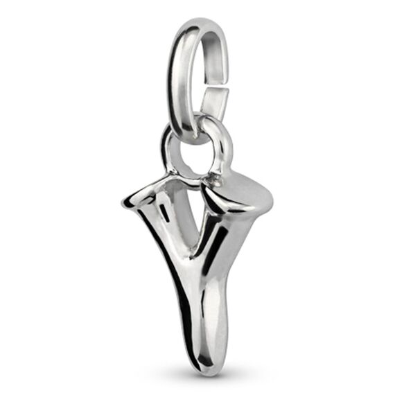 Серебряная подвеска Буква Y малая UNOde50, изображение 2