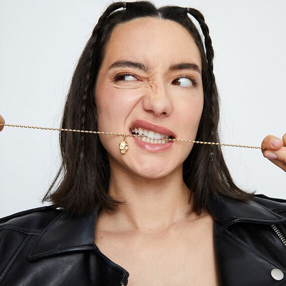 Золотая подвеска Череп UNOde50 Ser Imparable, изображение 4