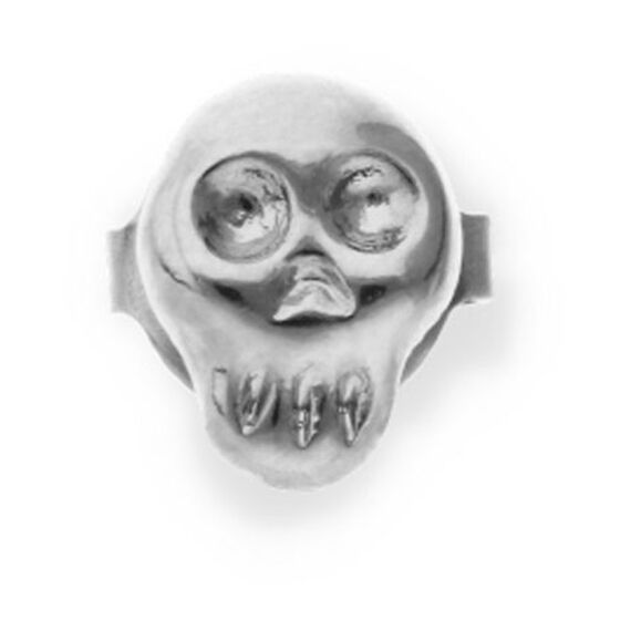 Серебряная моносерьга Череп UNOde50 Ser Imparable