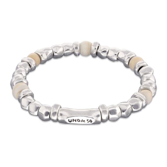 Серебряный браслет из бусин с муранским стеклом UNOde50 Ser imparable, Размер (мм): 180, изображение 2