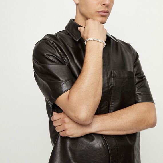 Серебряный браслет из бусин с муранским стеклом UNOde50 Ser imparable, Размер (мм): 180, изображение 4