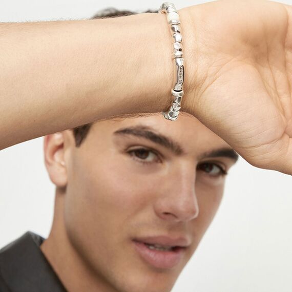 Серебряный браслет из бусин с муранским стеклом UNOde50 Ser imparable, Размер (мм): 180, изображение 5