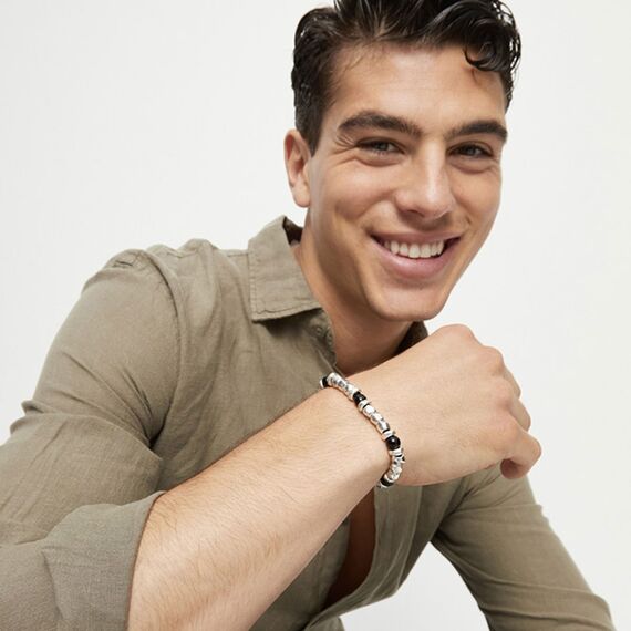 Серебряный браслет из бусин с муранским стеклом UNOde50 Ser imparable, Размер (мм): 180, изображение 4