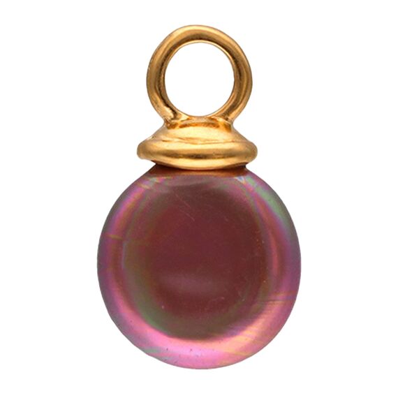 Золотая подвеска с жемчугом Majorica Pearl charms