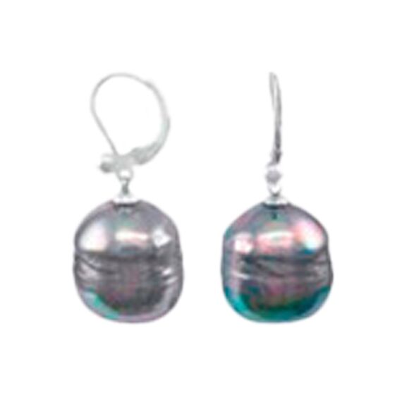 Серебряные серьги женские с жемчугом Majorica Baroque