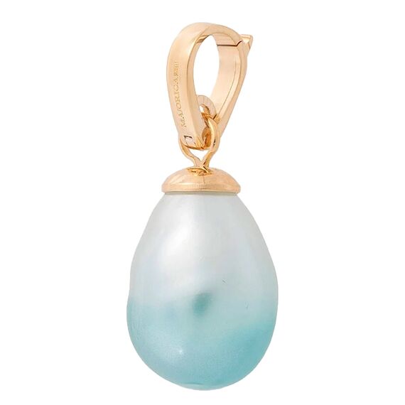 Золотая подвеска с жемчугом Majorica Charm&glow