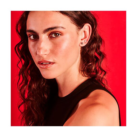 Серебряные серьги женские с жемчугом Majorica Cos, изображение 3