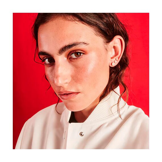 Золотые серьги женские с жемчугом Majorica Cos, изображение 2