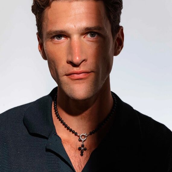 Серебряная подвеска с жемчугом Majorica Cruces, изображение 3