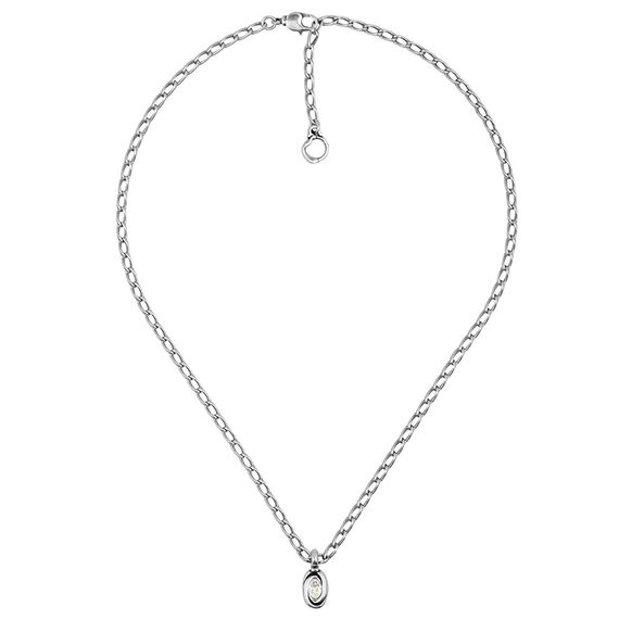 Серебряное колье женское с кристаллом Сваровски Ciclon Emotions