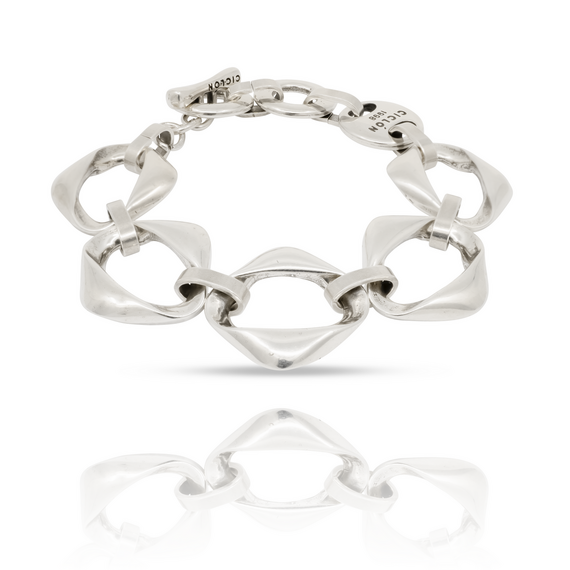 Браслет женский на руку с серебром Ciclon Valerie