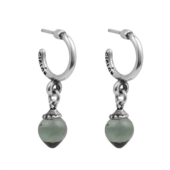 Серебряные серьги с муранским стеклом Ciclon Azahara