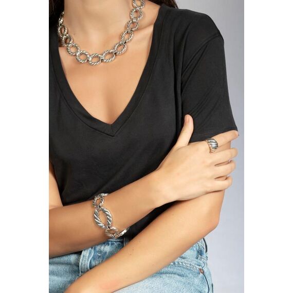 Серебряное колье женское Ciclon Aldara, изображение 2