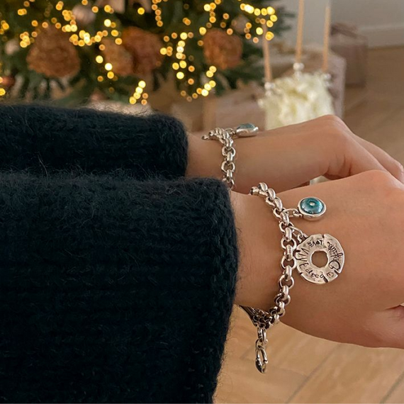 Серебряный браслет женский с подвесками Ciclon Essential, изображение 2