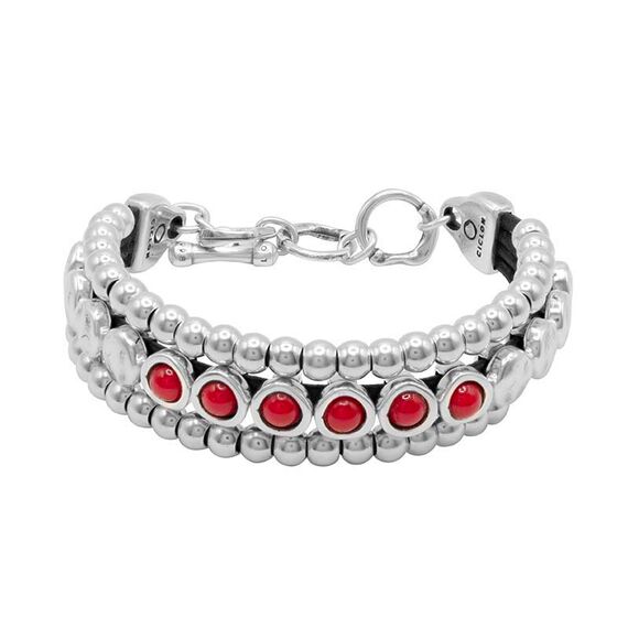 Серебряный браслет с муранским стеклом Ciclon Divino