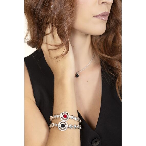 Серебряный браслет c муранским стеклом Ciclon Auntetica, изображение 2
