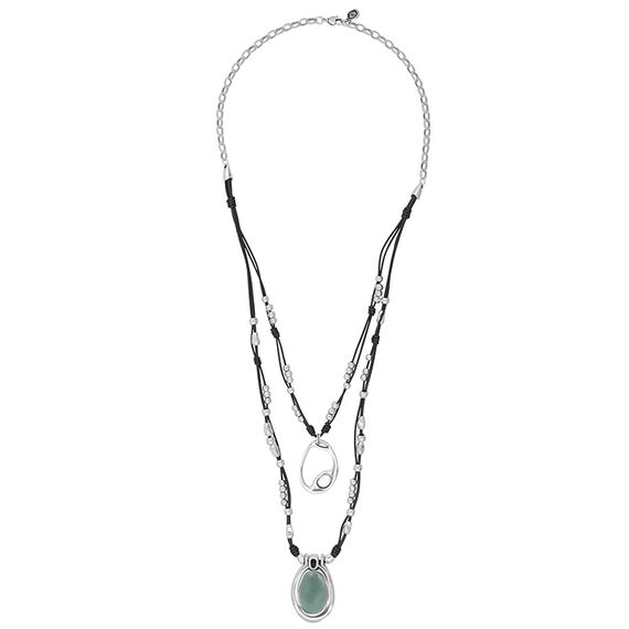 Колье из серебра с муранским стеклом Ciclon Deba