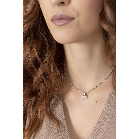 Серебряное колье с муранским стеклом Ciclon Unique, изображение 2