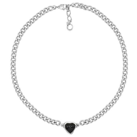 Серебряное колье с сердечком Ciclon Idilio, Размер (мм): 400-430