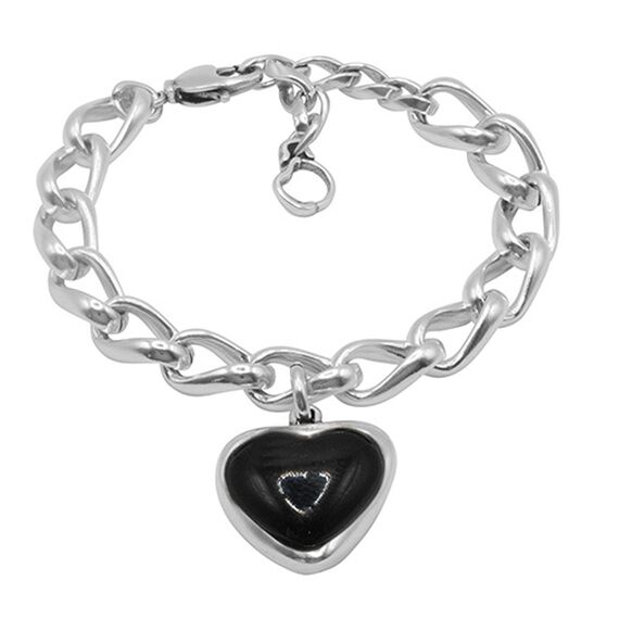 Серебряный браслет с сердечком Ciclon Romance